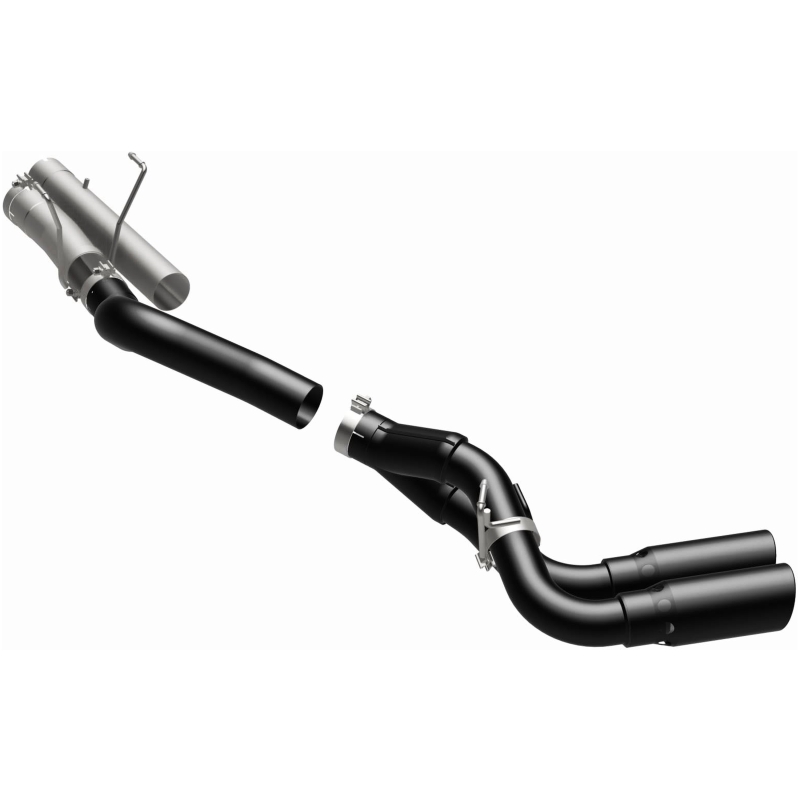 Ram 3500 Performance Exhaust - Dual Same Side Behind Passenger Rear Tire - Magnaflow - DPF Back Dual Single Passenger Side Rear Exit - Black - `13-`18