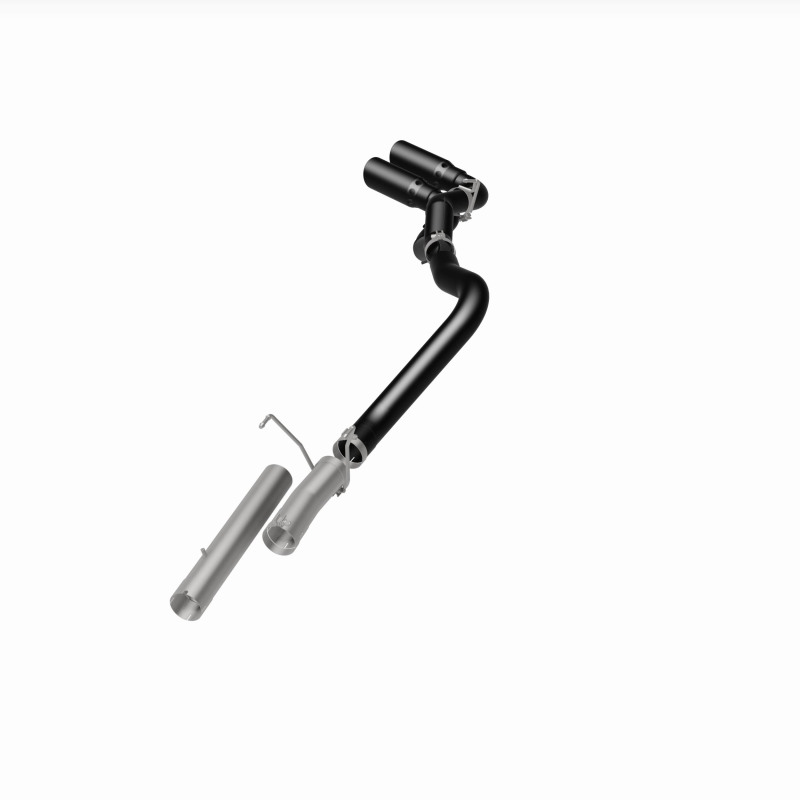 Ram 3500 Performance Exhaust - Dual Same Side Behind Passenger Rear Tire - Magnaflow - DPF Back Dual Single Passenger Side Rear Exit - Black - `13-`18