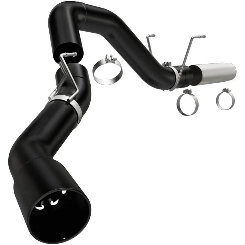 Ram 3500 Performance Exhaust - Single Passenger Side Rear Exit - Magnaflow - Black DPF Series Diesel 5in. Filter-Back - Black - `19-`25 Ram 3500 Performance Exhaust - Single Passenger Side Rear Exit - Magnaflow - Black DPF Series Diesel 5in. Filter-Back - Black - `19-`25