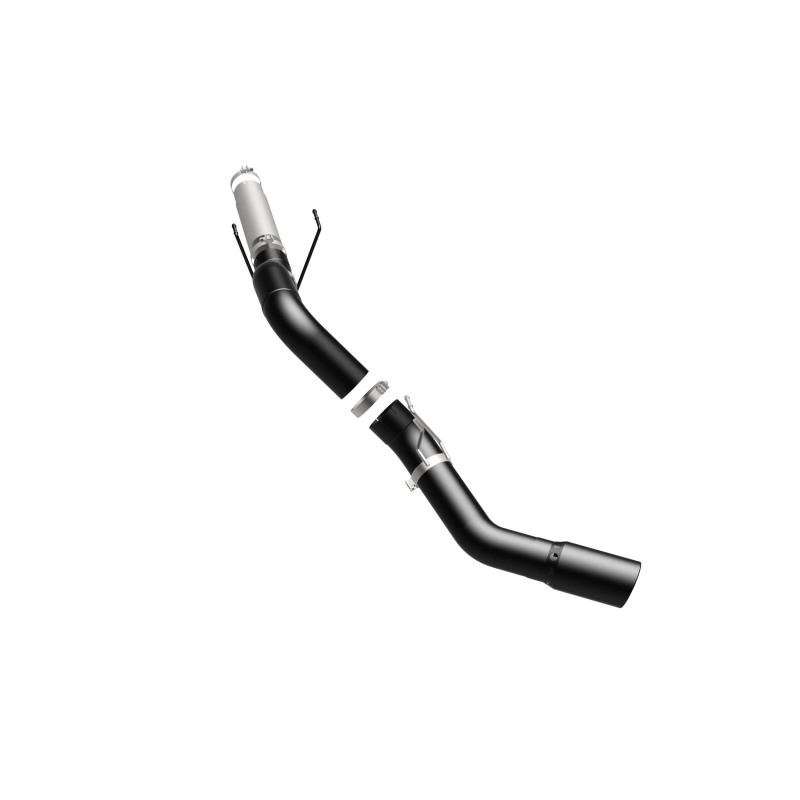 Ram 3500 Performance Exhaust - Single Passenger Side Rear Exit - Magnaflow - Black DPF Series Diesel 5in. Filter-Back - Black - `19-`25