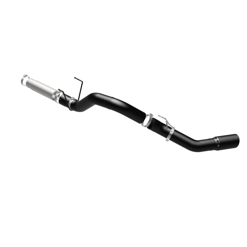 Ram 3500 Performance Exhaust - Single Passenger Side Rear Exit - Magnaflow - Black DPF Series Diesel 5in. Filter-Back - Black - `19-`25