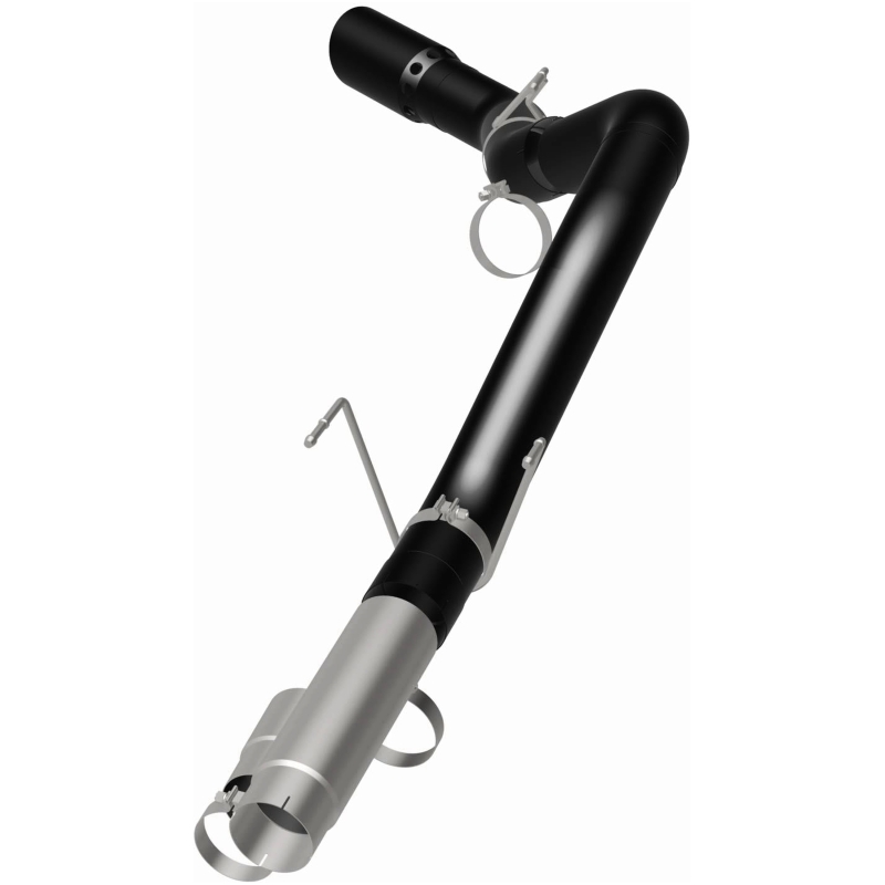 Ram 3500 Performance Exhaust - Single Passenger Side Rear Exit - Magnaflow - Black DPF Series Diesel 5in. Filter-Back - Black - `19-`25