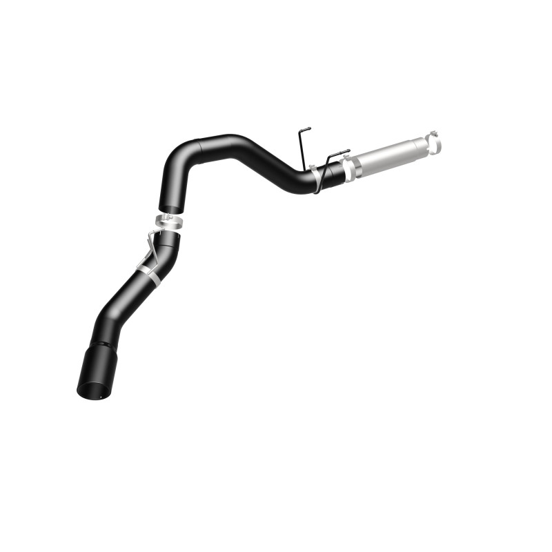 Ram 3500 Performance Exhaust - Single Passenger Side Rear Exit - Magnaflow - Black DPF Series Diesel 5in. Filter-Back - Black - `19-`25