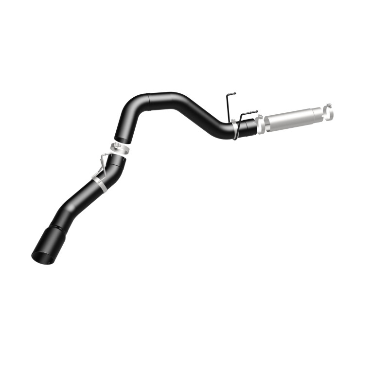 Ram 3500 Performance Exhaust - Single Passenger Side Rear Exit - Magnaflow - Black DPF Series Diesel 5in. Filter-Back - Black - `19-`25