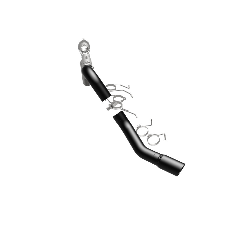 GMC Sierra 3500HD Performance Exhaust - Single Passenger Side Rear Exit - Magnaflow - Black DPF Series - Black - `21-`27