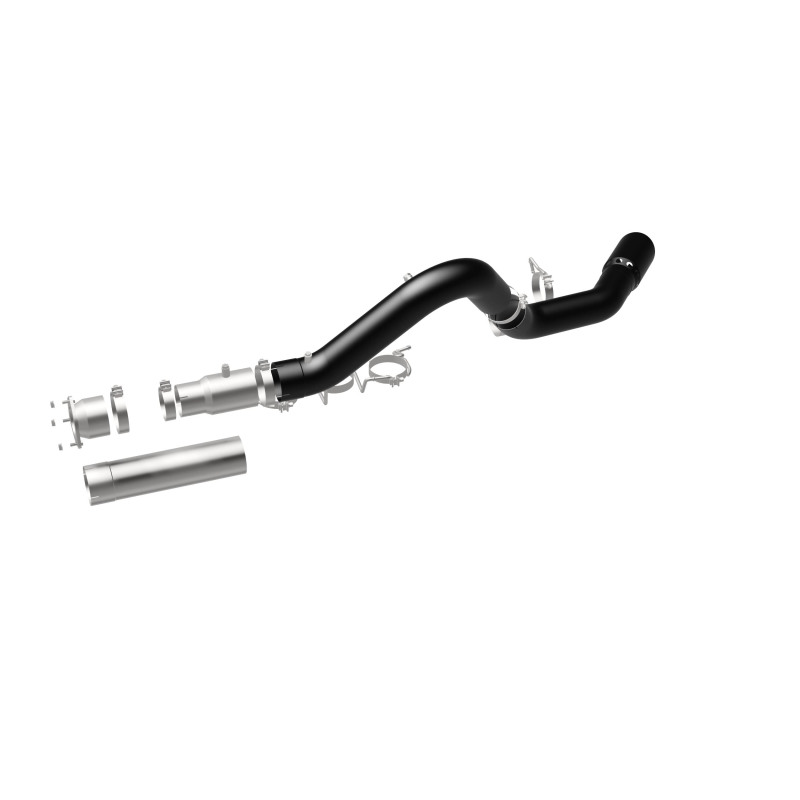 GMC Sierra 3500HD Performance Exhaust - Single Passenger Side Rear Exit - Magnaflow - Black DPF Series - Black - `21-`27