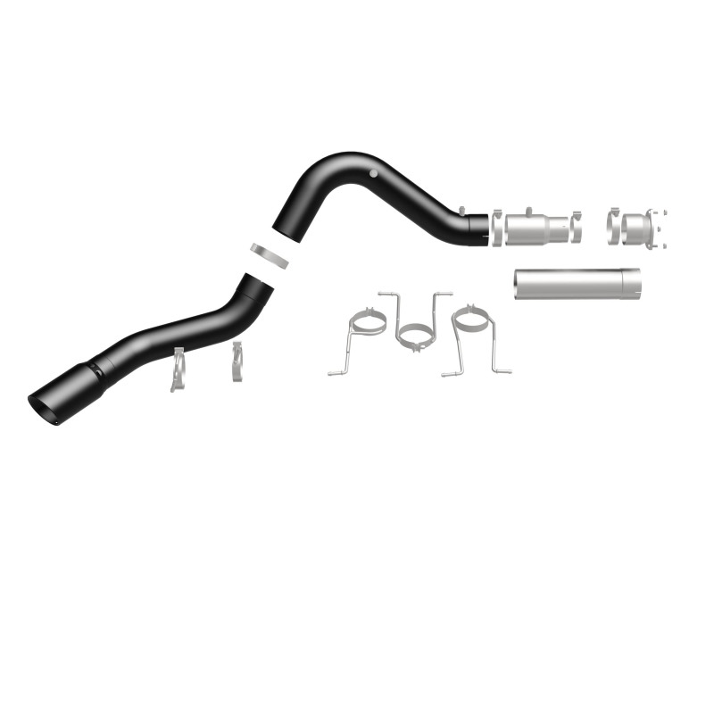 GMC Sierra 3500HD Performance Exhaust - Single Passenger Side Rear Exit - Magnaflow - Black DPF Series - Black - `21-`27