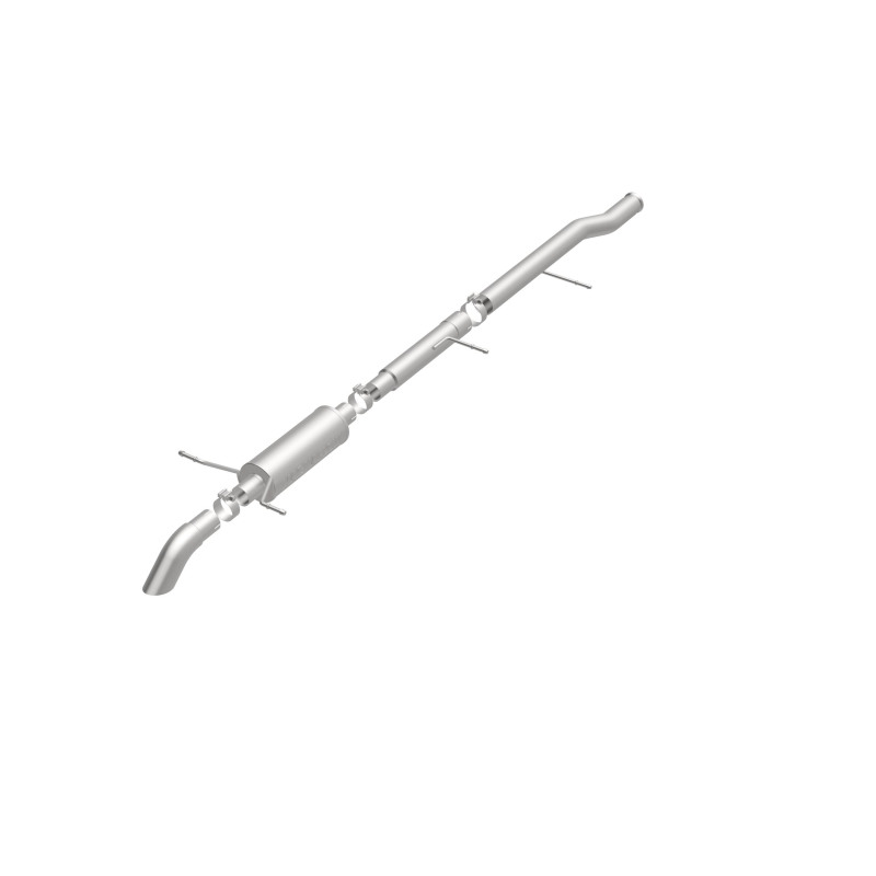 Chevrolet Silverado Performance Exhaust - Rear - Magnaflow - Off Road Pro Cat-Back, Single Wall Turndown Cut Edge Tips - Satin - `09-`10