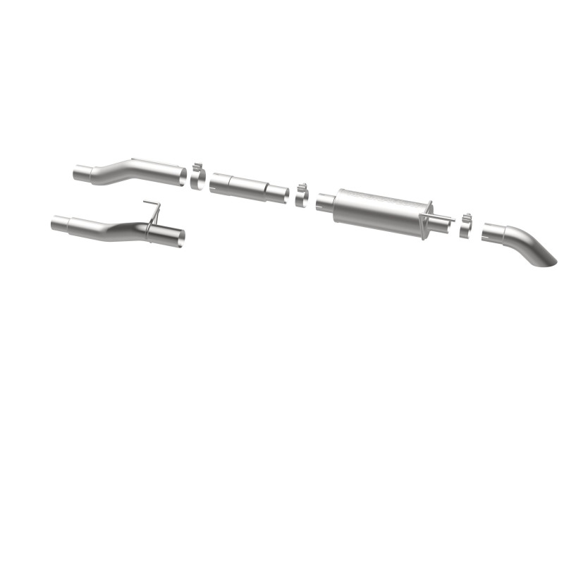 Ford F-150 Performance Exhaust - Single Rear Exit - Magnaflow - Cat Back, Off Road Pro Series - `04-`10