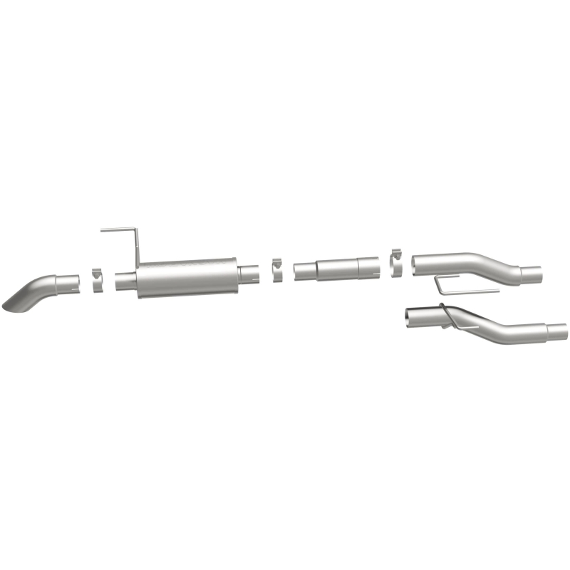 Ford F-150 Performance Exhaust - Single Rear Exit - Magnaflow - Cat Back, Off Road Pro Series - `04-`10