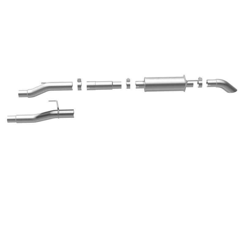 Ford F-150 Performance Exhaust - Single Rear Exit - Magnaflow - Cat Back, Off Road Pro Series - `04-`10