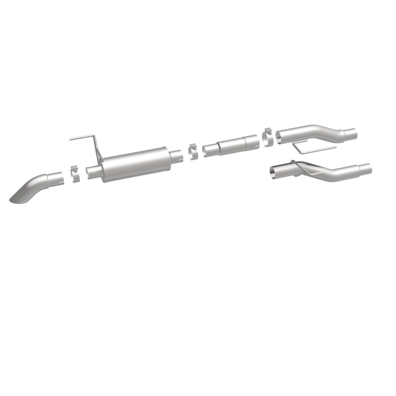Ford F-150 Performance Exhaust - Single Rear Exit - Magnaflow - Cat Back, Off Road Pro Series - `04-`10