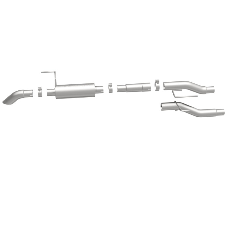 Ford F-150 Performance Exhaust - Single Rear Exit - Magnaflow - Cat Back, Off Road Pro Series - `04-`10