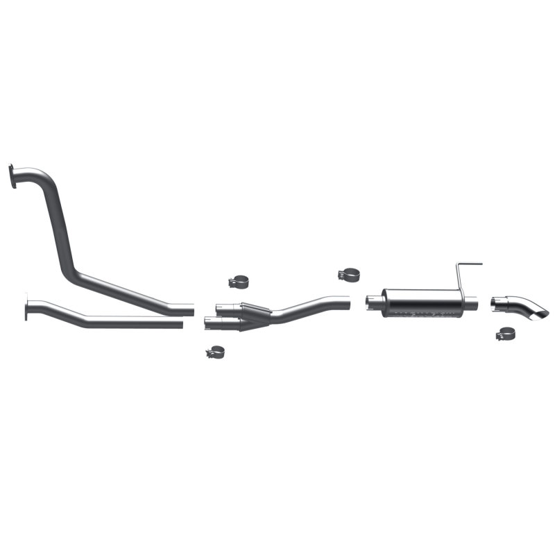 Nissan Titan Performance Exhaust - Rear - Magnaflow - Off-Road Pro Series Cat-Back - Satin - `07-`15 Nissan Titan Performance Exhaust - Rear - Magnaflow - Off-Road Pro Series Cat-Back - Satin - `07-`15