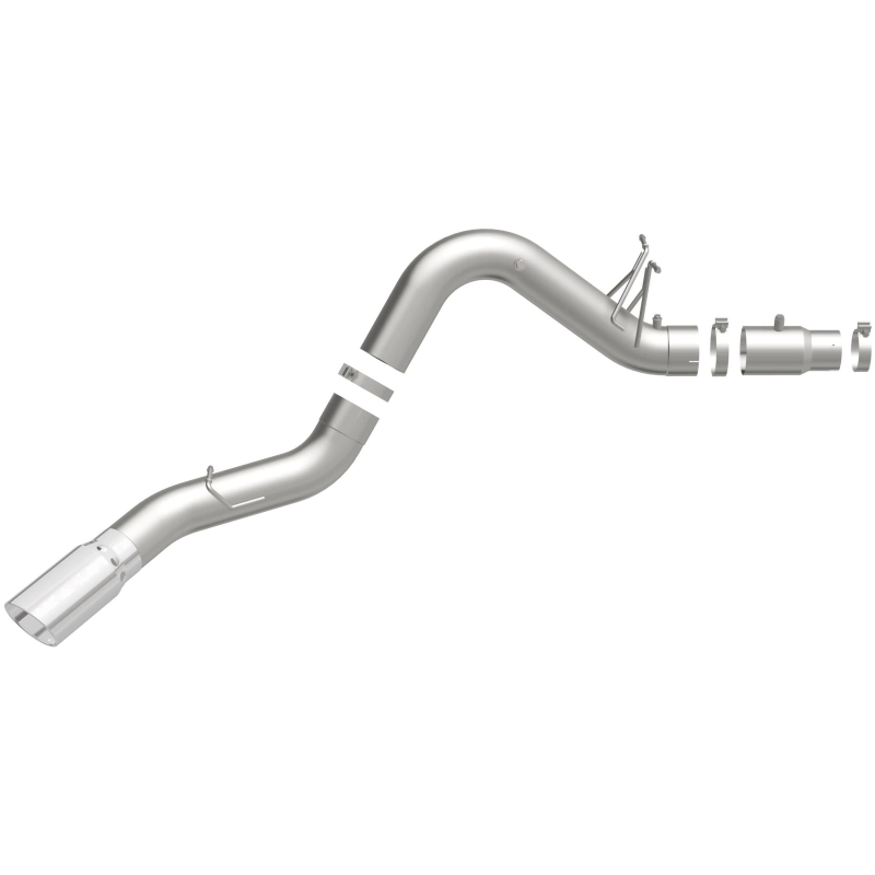 Chevrolet Silverado Performance Exhaust - Single Passenger Side Rear - Magnaflow - PRO DPF Series Cat Back with 6in Tip - Polished - 2017