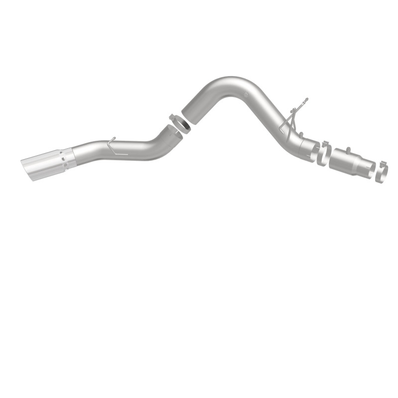 Chevrolet Silverado Performance Exhaust - Single Passenger Side Rear - Magnaflow - PRO DPF Series Cat Back with 6in Tip - Polished - 2017
