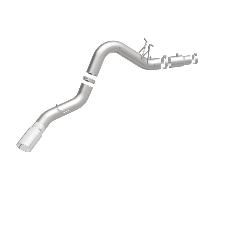 Chevrolet Silverado Performance Exhaust - Single Passenger Side Rear - Magnaflow - PRO DPF Series Cat Back with 6in Tip - Polished - 2017