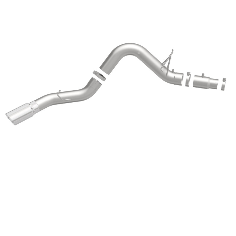 Chevrolet Silverado Performance Exhaust - Single Passenger Side Rear - Magnaflow - PRO DPF Series Cat Back with 6in Tip - Polished - 2017