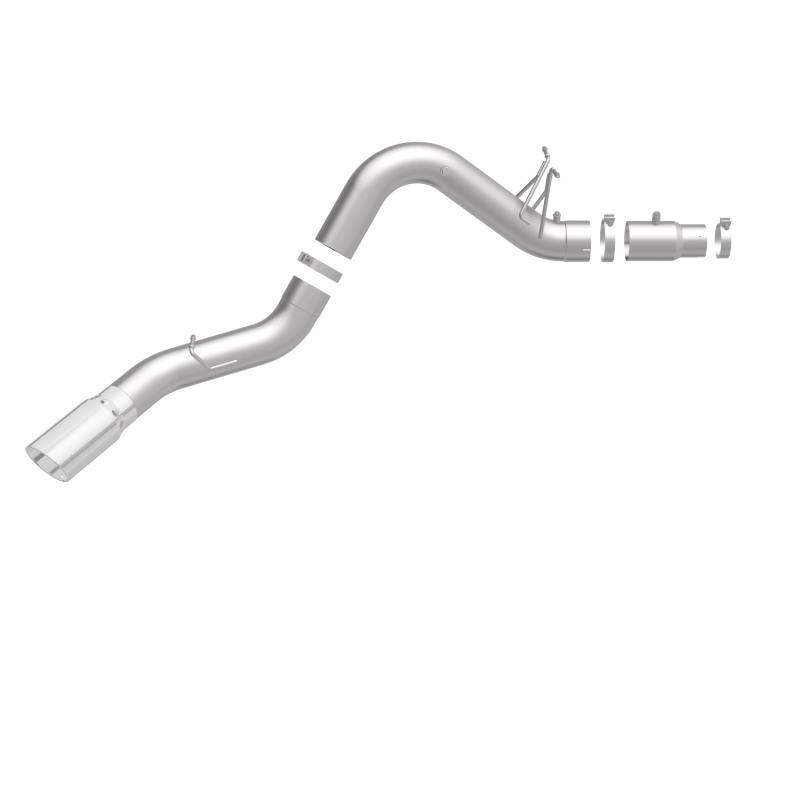 Chevrolet Silverado Performance Exhaust - Single Passenger Side Rear - Magnaflow - PRO DPF Series Cat Back with 6in Tip - Polished - 2017