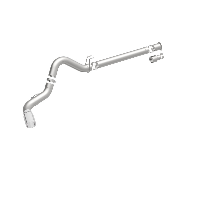 Ford F-450 Performance Exhaust - Single Passenger Side Rear Exit - Magnaflow - Pro Series DPF Back 5in - Polished - `08-`17