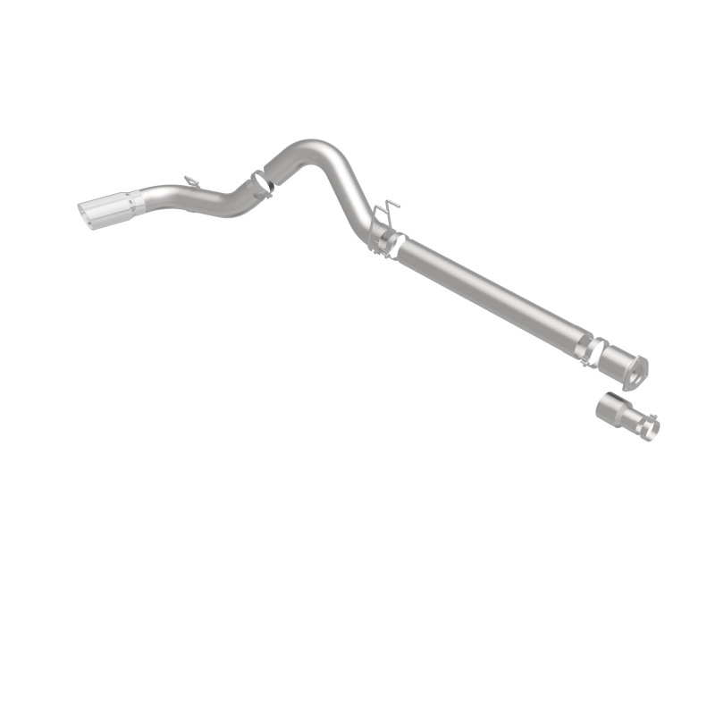 Ford F-450 Performance Exhaust - Single Passenger Side Rear Exit - Magnaflow - Pro Series DPF Back 5in - Polished - `08-`17