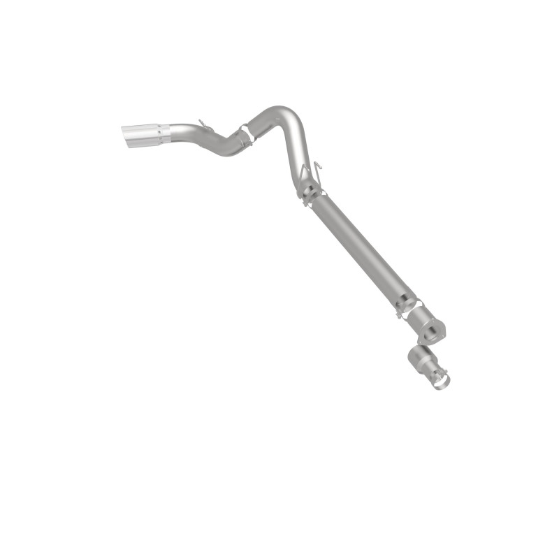 Ford F-450 Performance Exhaust - Single Passenger Side Rear Exit - Magnaflow - Pro Series DPF Back 5in - Polished - `08-`17