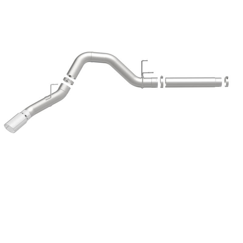 Ram 3500 Performance Exhaust - Passenger Side Rear - Magnaflow - Catback, Single Exit, 5in. Filter-Back, Muffler Delete - Polished - `19-`25