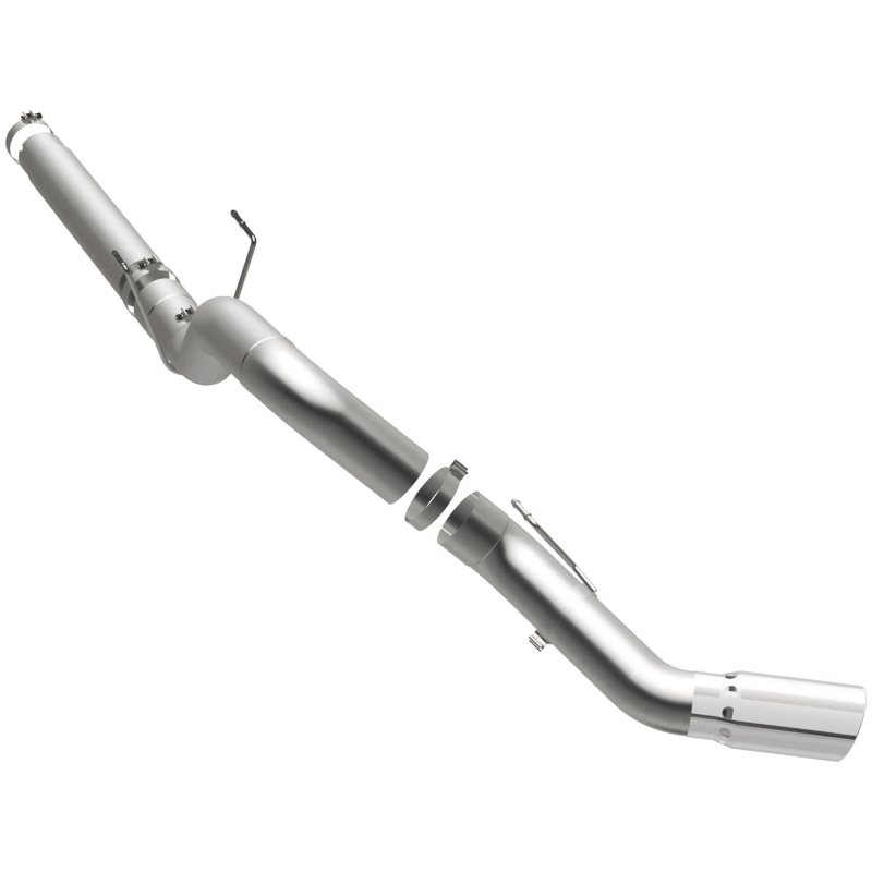 Ram 3500 Performance Exhaust - Passenger Side Rear - Magnaflow - Catback, Single Exit, 5in. Filter-Back, Muffler Delete - Polished - `19-`25