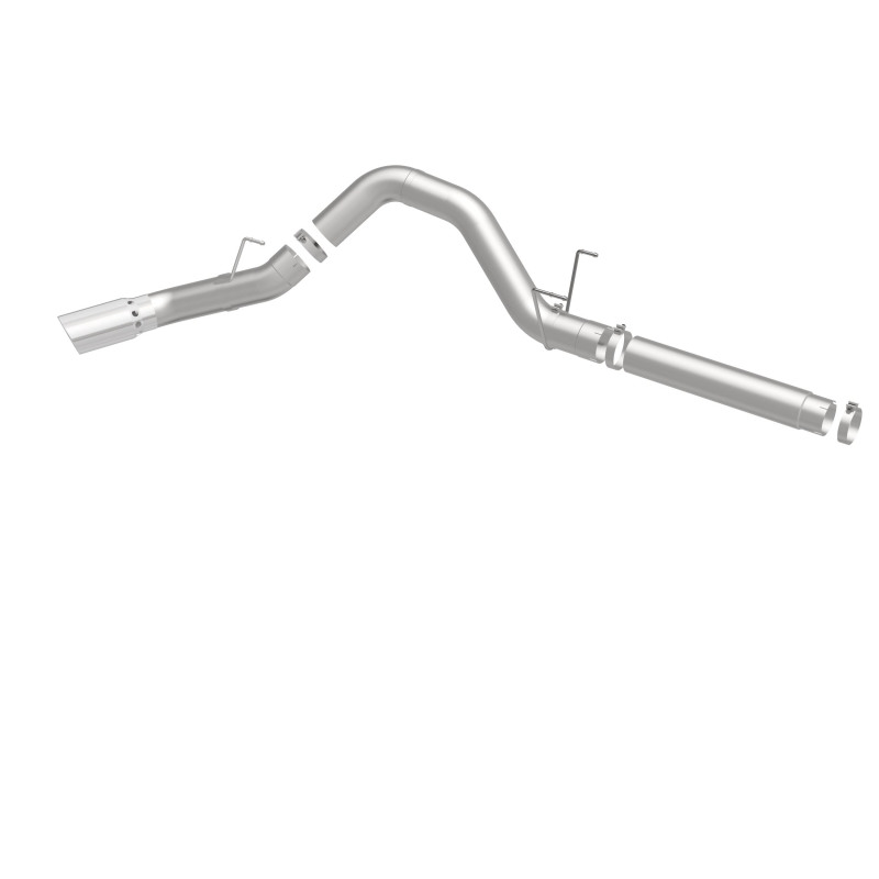 Ram 3500 Performance Exhaust - Passenger Side Rear - Magnaflow - Catback, Single Exit, 5in. Filter-Back, Muffler Delete - Polished - `19-`25