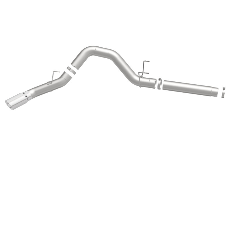 Ram 3500 Performance Exhaust - Passenger Side Rear - Magnaflow - Catback, Single Exit, 5in. Filter-Back, Muffler Delete - Polished - `19-`25