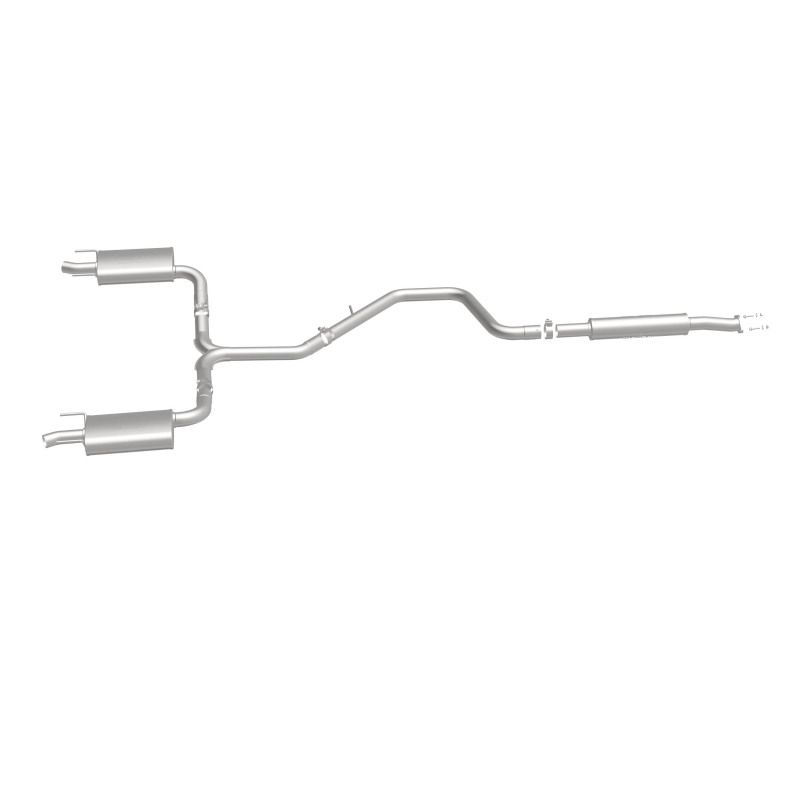 Chevrolet Impala Performance Exhaust - Dual Split Rear Exit - Magnaflow - Cat Back - Polished - `14-`20