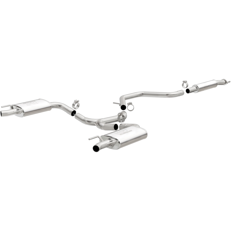 Chevrolet Impala Performance Exhaust - Dual Split Rear Exit - Magnaflow - Cat Back - Polished - `14-`20