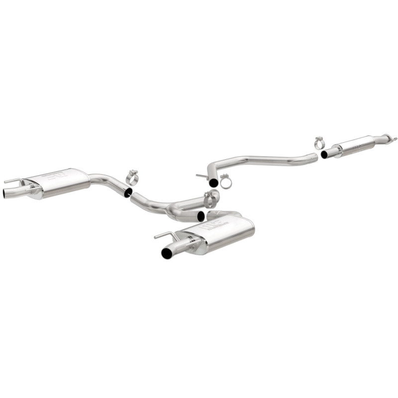Chevrolet Impala Performance Exhaust - Dual Split Rear Exit - Magnaflow - Cat Back - Polished - `14-`20