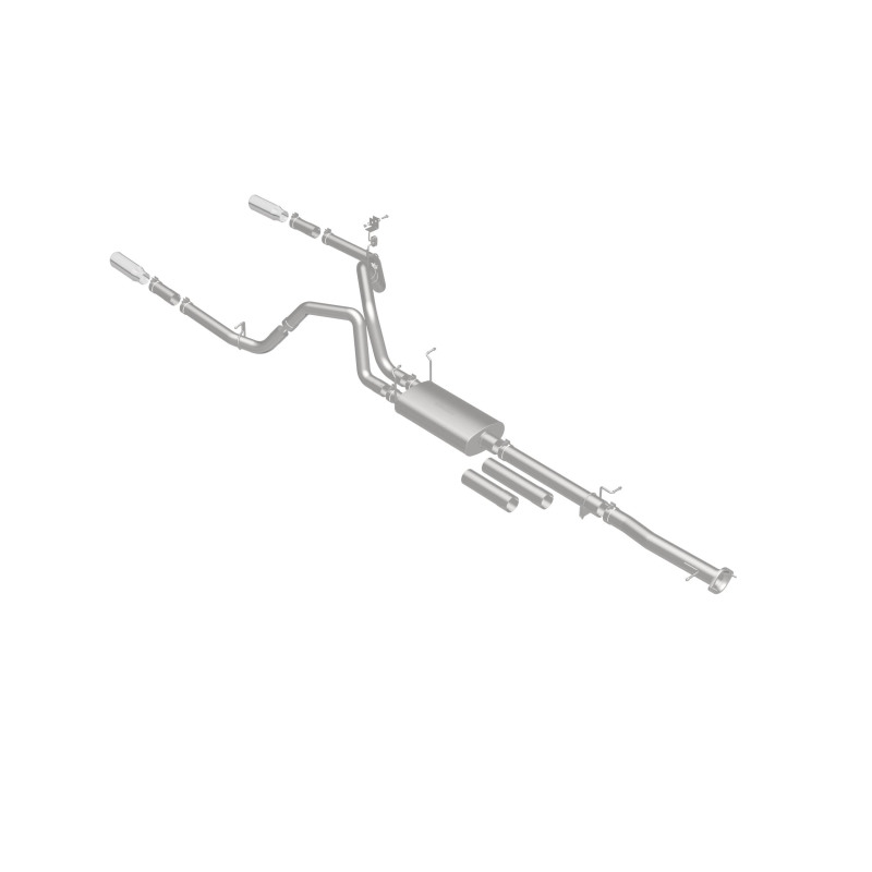 Chevrolet Silverado 2500HD Performance Exhaust - Rear - Magnaflow - Street Series Cat Back Dual Split Rear Exit 4in - 2015