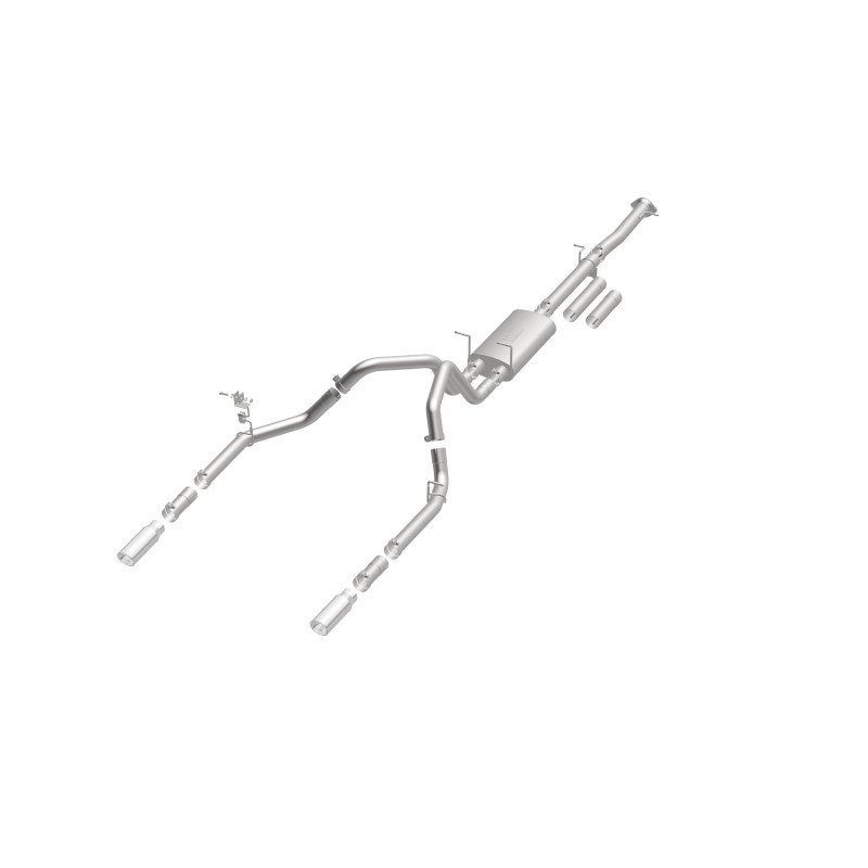 Chevrolet Silverado 2500HD Performance Exhaust - Rear - Magnaflow - Street Series Cat Back Dual Split Rear Exit 4in - 2015