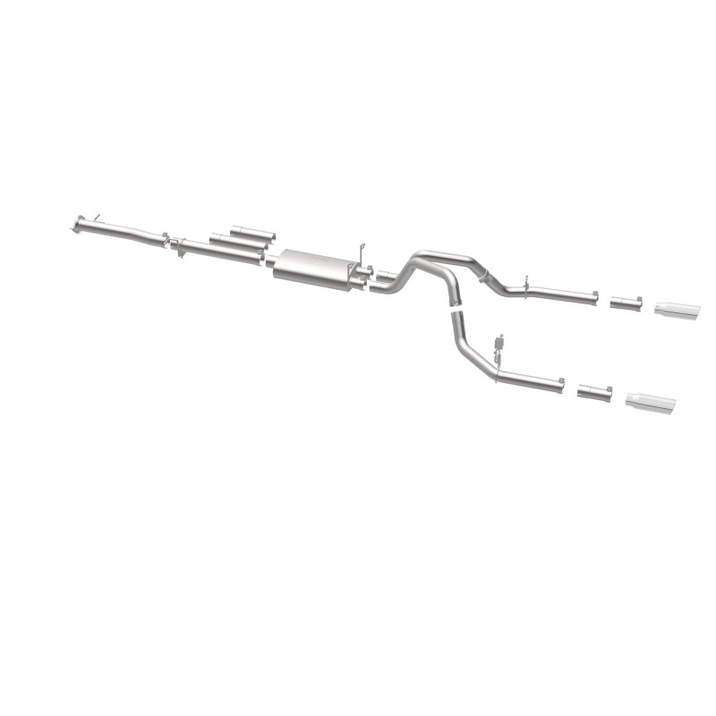 Chevrolet Silverado 2500HD Performance Exhaust - Rear - Magnaflow - Street Series Cat Back Dual Split Rear Exit 4in - 2015