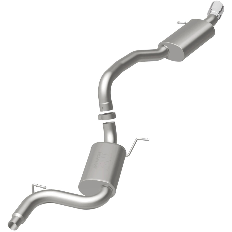 Volkswagen Passat Performance Exhaust - Rear - Magnaflow - Touring Series Cat-Back - Polished - `14-`17