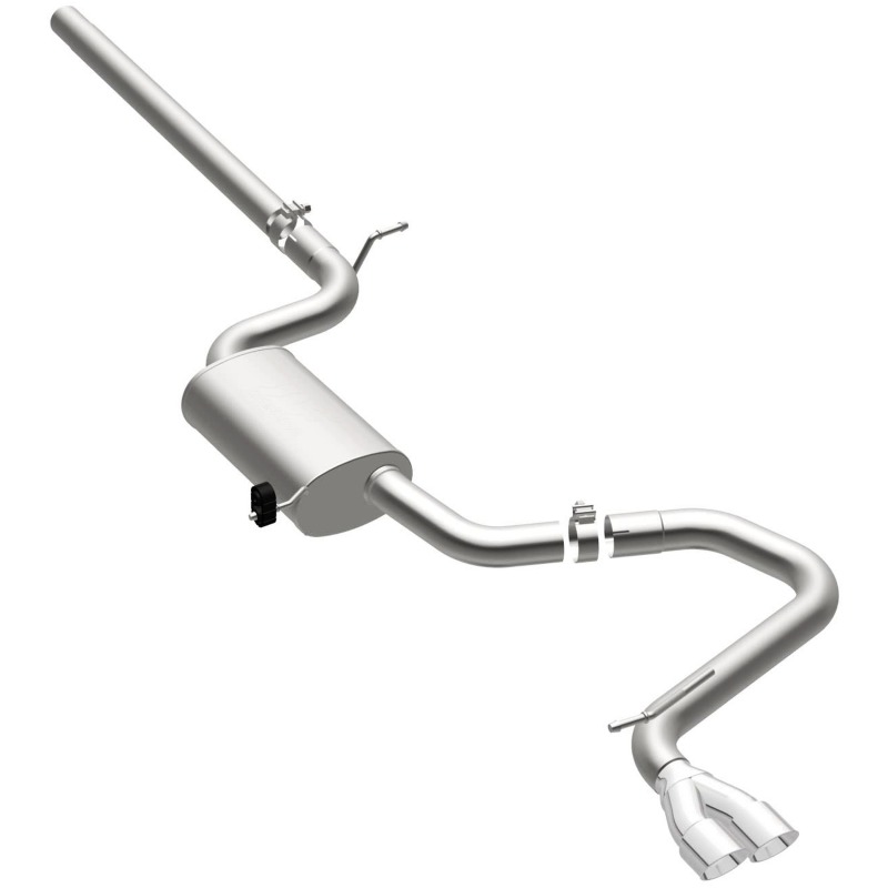 Volkswagen Golf Performance Exhaust - Rear - Magnaflow - Touring Series Cat Back - Polished - `15-`17