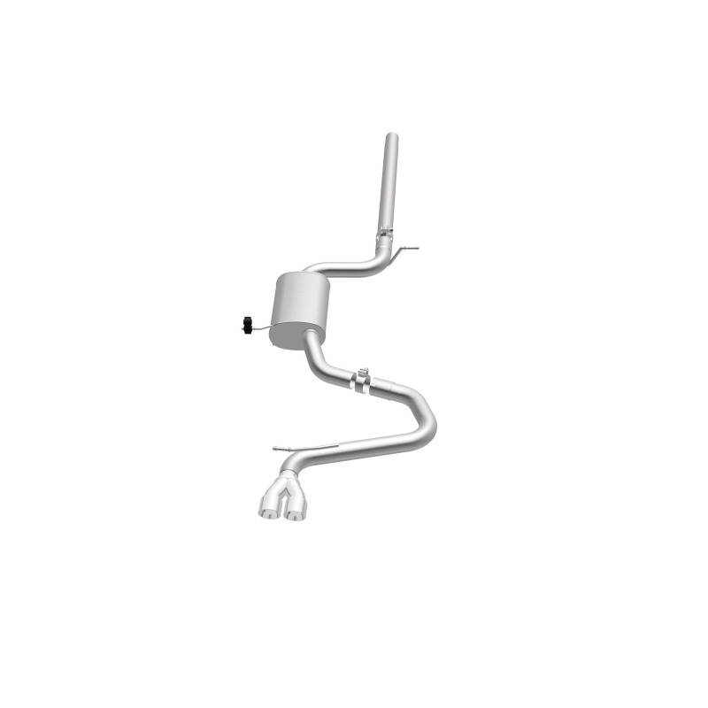 Volkswagen Golf Performance Exhaust - Rear - Magnaflow - Touring Series Cat Back - Polished - `15-`17