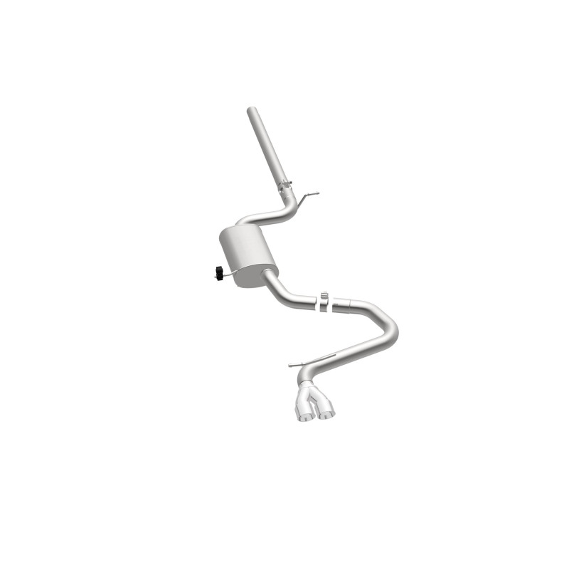 Volkswagen Golf Performance Exhaust - Rear - Magnaflow - Touring Series Cat Back - Polished - `15-`17