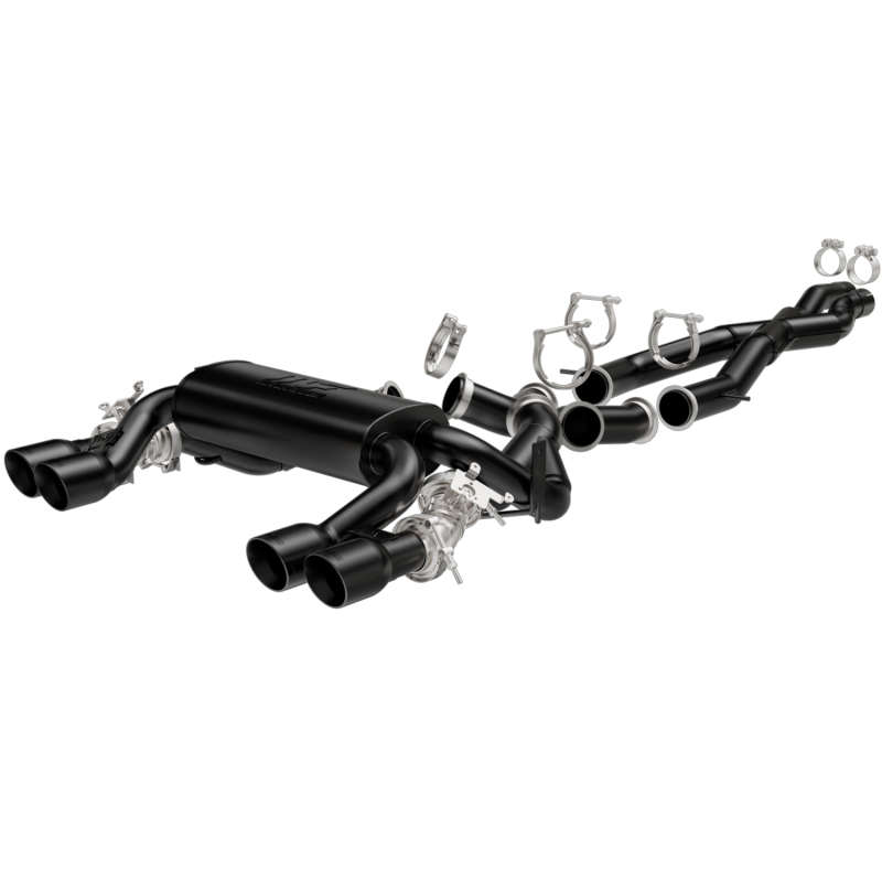 BMW M3 Performance Exhaust - Rear - Magnaflow - Cat Back, Sport Series - Black - `15-`20