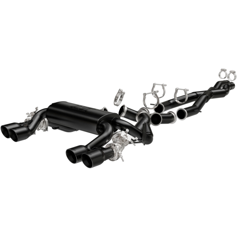 BMW M3 Performance Exhaust - Rear - Magnaflow - Cat Back, Sport Series - Black - `15-`20