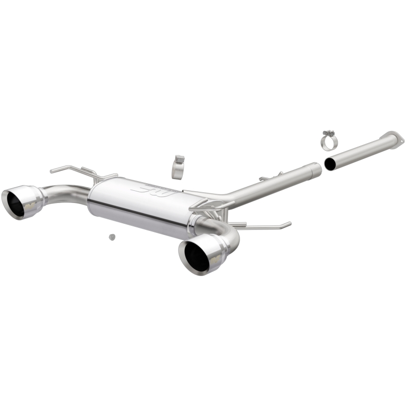 Nissan 350Z Performance Exhaust - Rear - Magnaflow - Street Series Cat Back, Dual Split Rear Exit, Polished 4.5in Tips - `03-`09 Nissan 350Z Performance Exhaust - Rear - Magnaflow - Street Series Cat Back, Dual Split Rear Exit, Polished 4.5in Tips - `03-`09