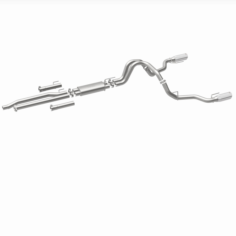 Ford F-150 Performance Exhaust - Rear - Magnaflow - Cat Back, Dual Split Rear Exit, Street Series - `17-`20