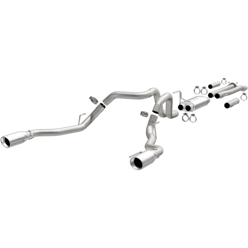 Ford F-150 Performance Exhaust - Rear - Magnaflow - Cat Back, Dual Split Rear Exit, Street Series - `17-`20