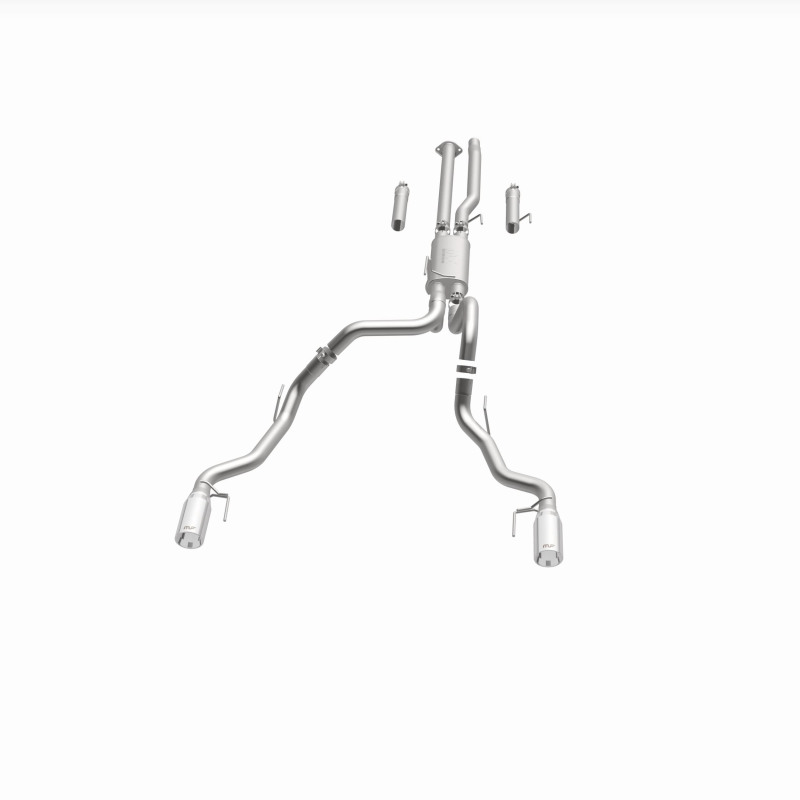 Ford F-150 Performance Exhaust - Rear - Magnaflow - Cat Back, Dual Split Rear Exit, Street Series - `17-`20