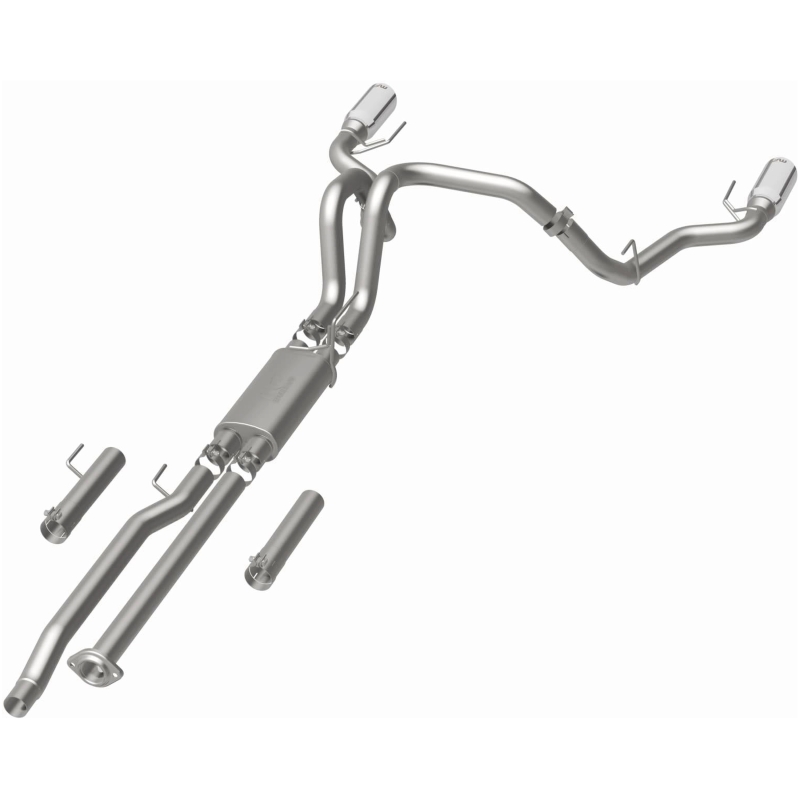 Ford F-150 Performance Exhaust - Rear - Magnaflow - Cat Back, Dual Split Rear Exit, Street Series - `17-`20