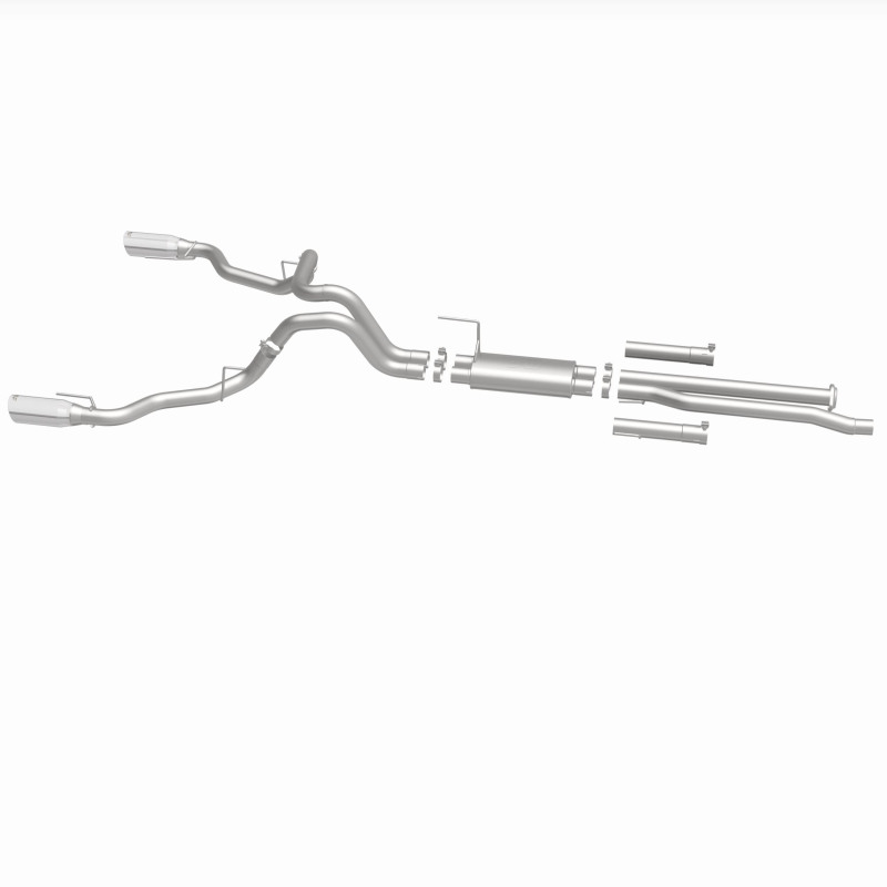 Ford F-150 Performance Exhaust - Rear - Magnaflow - Cat Back, Dual Split Rear Exit, Street Series - `17-`20