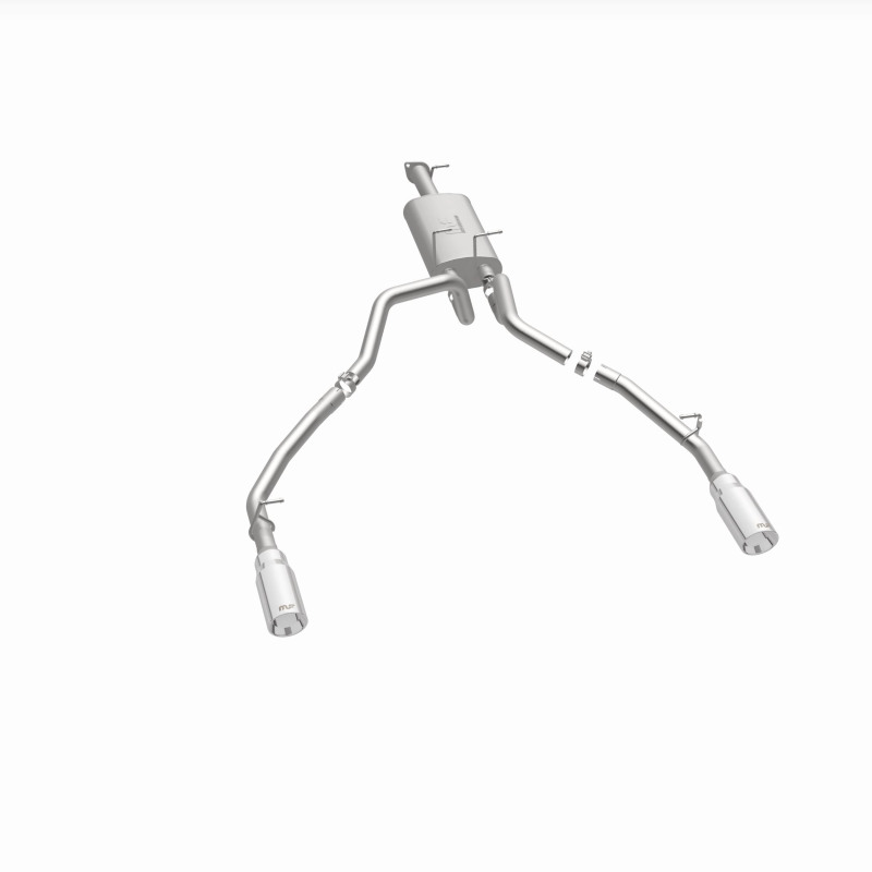 Ram 1500 Performance Exhaust - Rear - Magnaflow - Street Series Cat-Back, Dual Split Rear Exit, 5in. Polished Welded-On Double Wall Tips - Polished - `19-`23