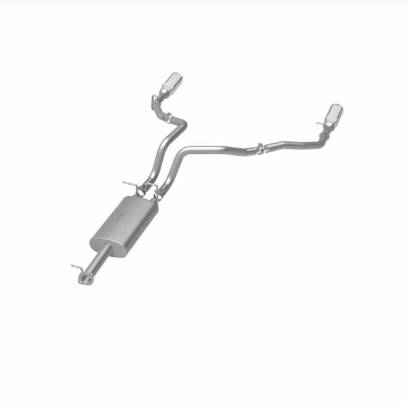 Ram 1500 Performance Exhaust - Rear - Magnaflow - Street Series Cat-Back, Dual Split Rear Exit, 5in. Polished Welded-On Double Wall Tips - Polished - `19-`23